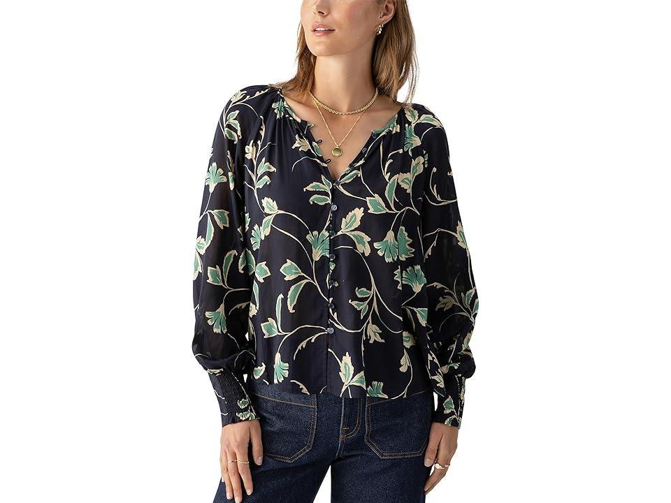 Sanctuary Garden Blouse (Evergreen) Women's Clothing product image