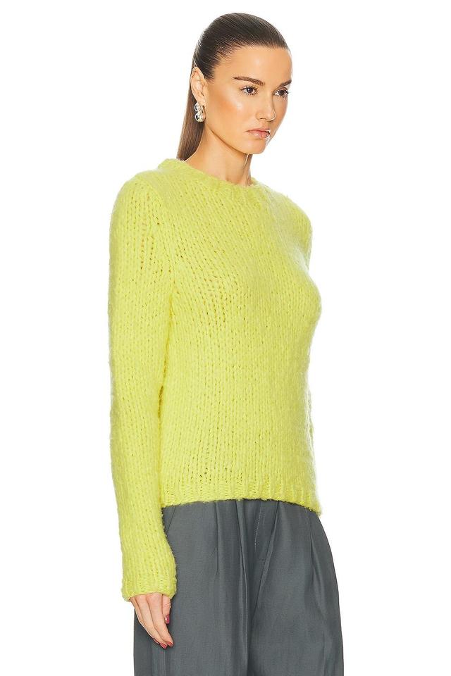 Gabriela Hearst Classic Sweater in Lemon Product Image