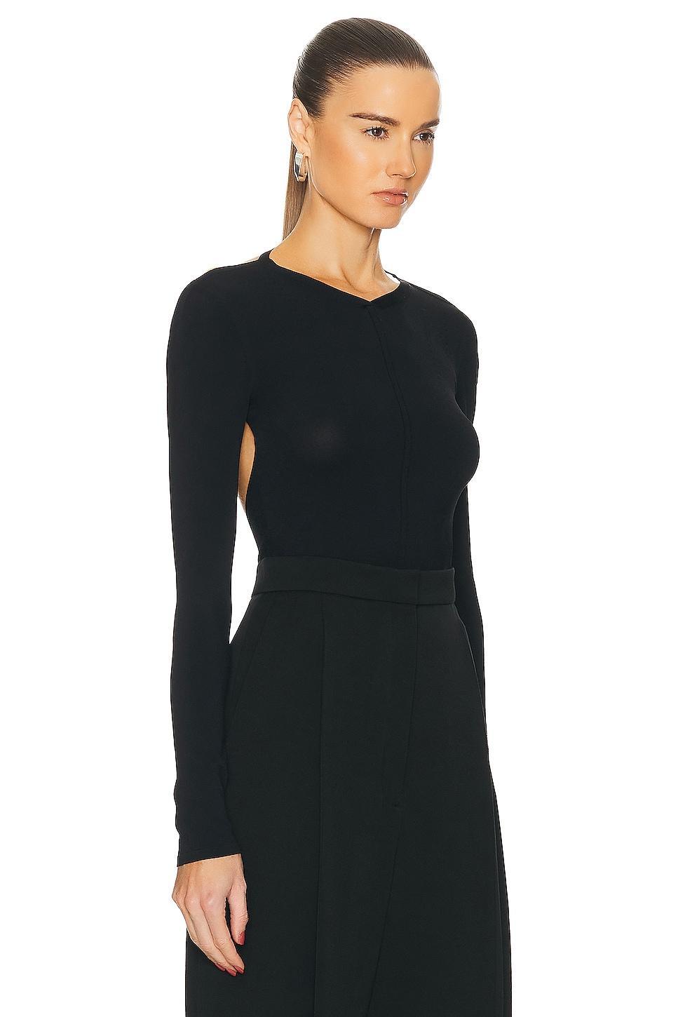 KHAITE Iskra Top Black. (also in M). Product Image