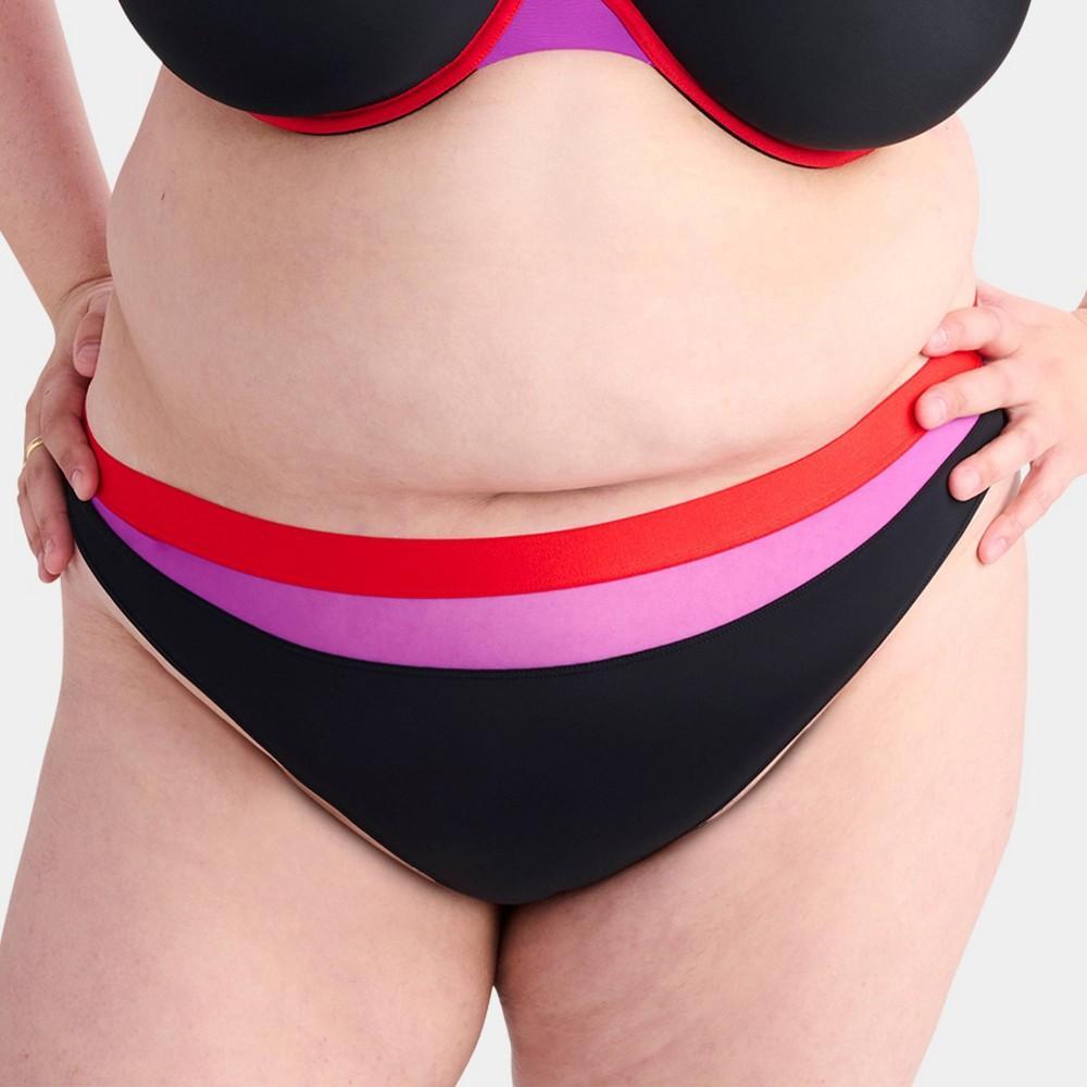 Parade Womens Re:Play Thong - Black/Balloon/Magenta XL Product Image