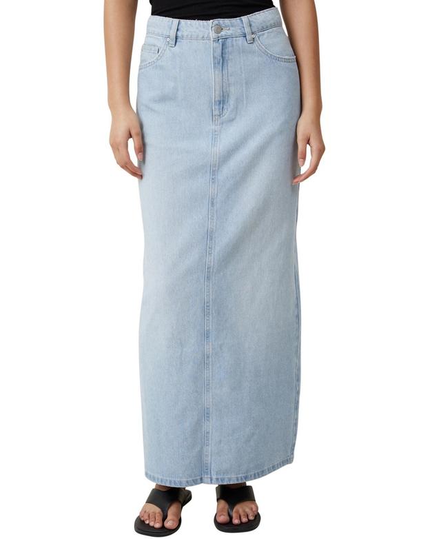 Cotton On Womens Blake Denim Maxi Skirt Product Image