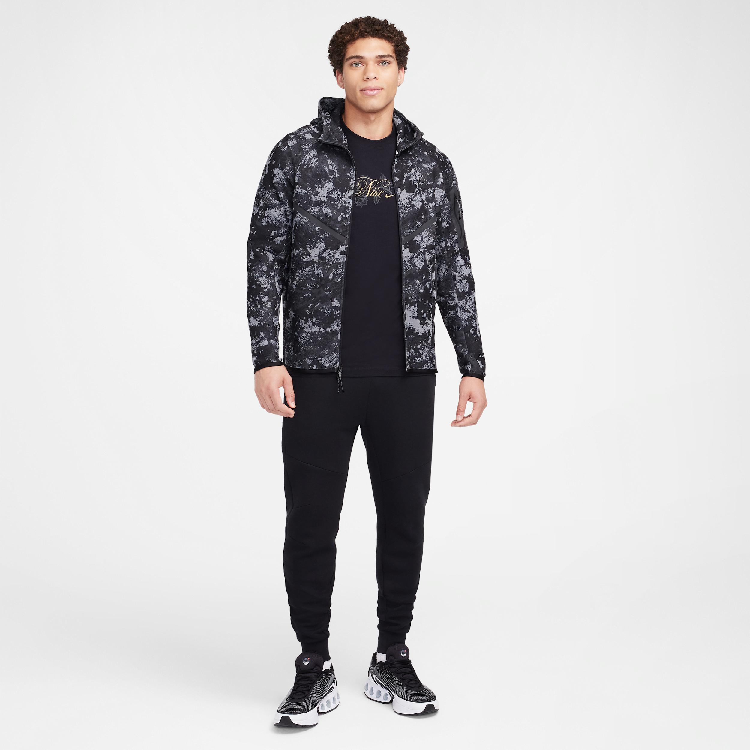 Nike Mens Tech Fleece Camo Windrunner Full-Zip Hoodie Product Image