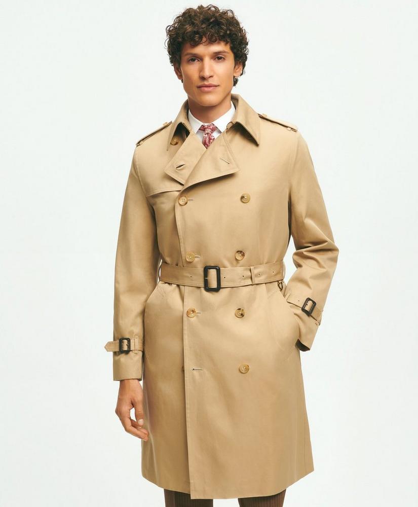 Supima® Cotton Gabardine Trench Coat Product Image