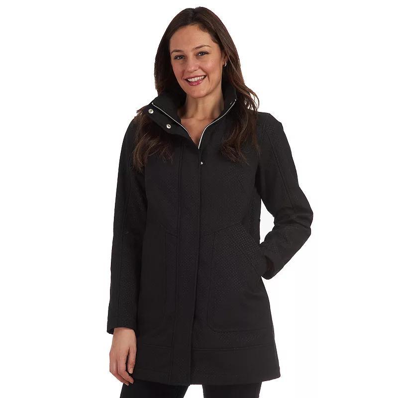 Womens Fleet Street Textured Soft Shell Midweight Jacket Product Image