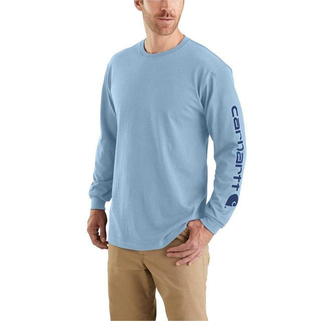 Carhartt K231 Big and Tall Loose Fit Heavyweight Logo T-Shirt - Long Sleeve Product Image