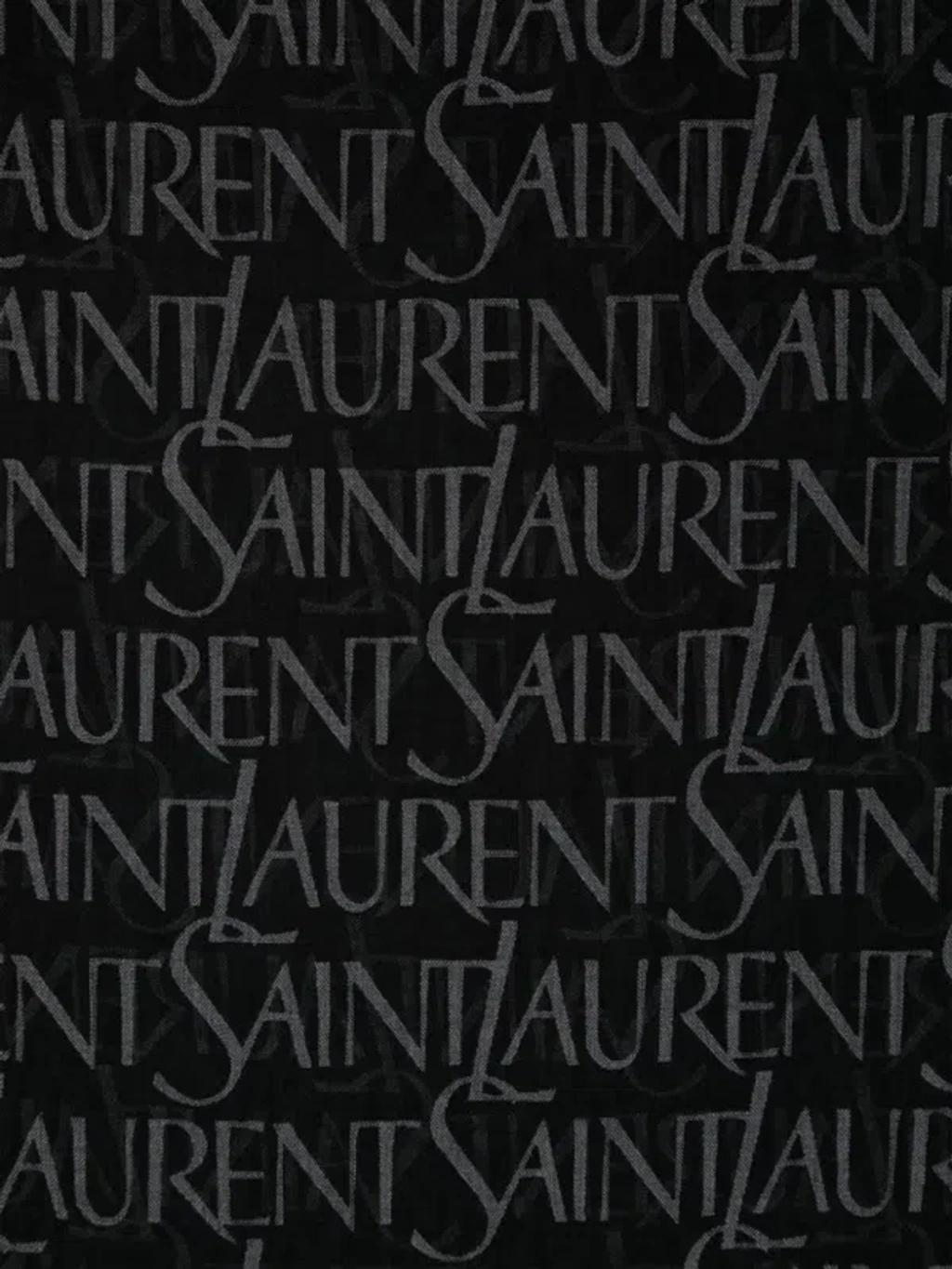 SAINT LAURENT Square-shaped Scarf In Multicolor Product Image