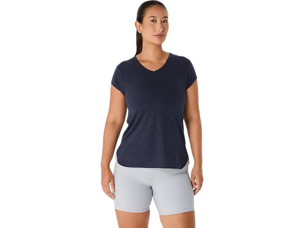 Womens Heather Vneck Top Product Image