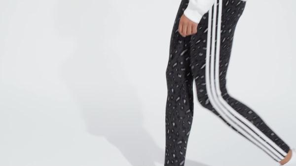 Essentials 3-Stripes Animal Print Leggings Product Image