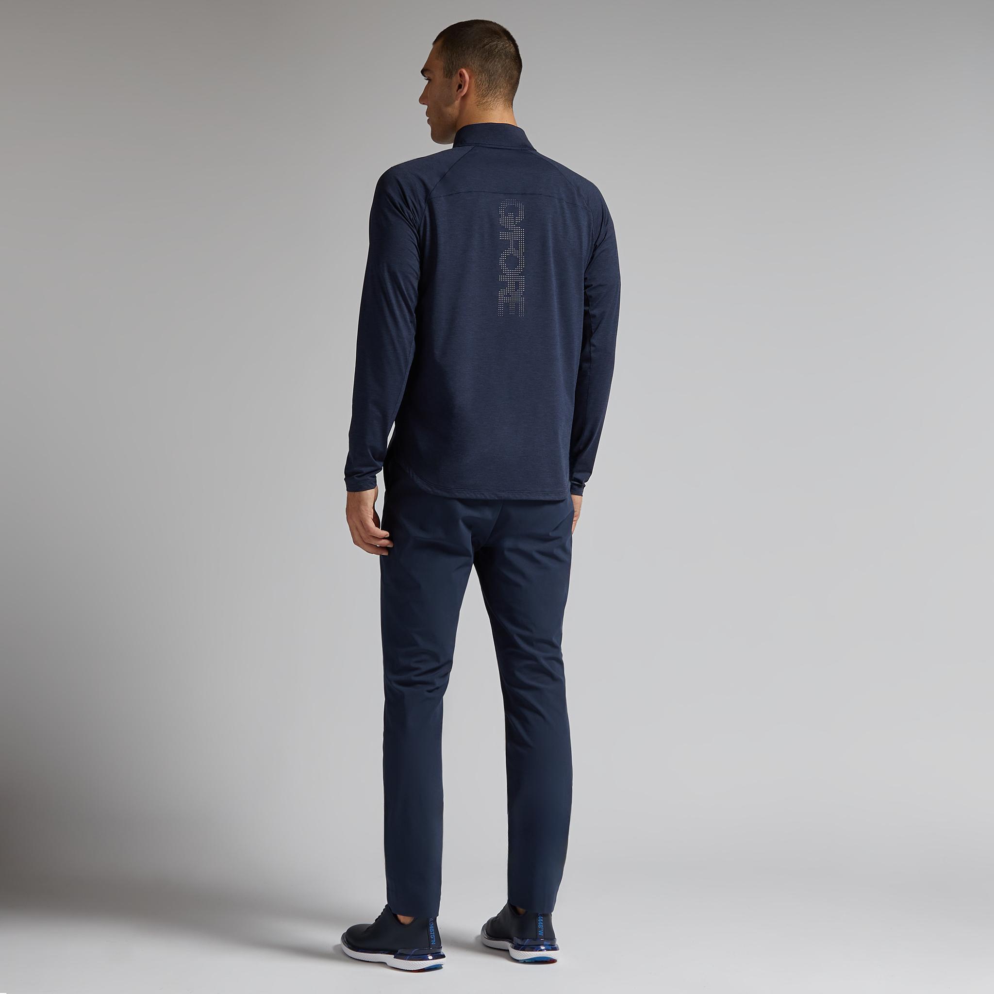 TECH MÉLANGE RAGLAN QUARTER ZIP PULLOVER Product Image