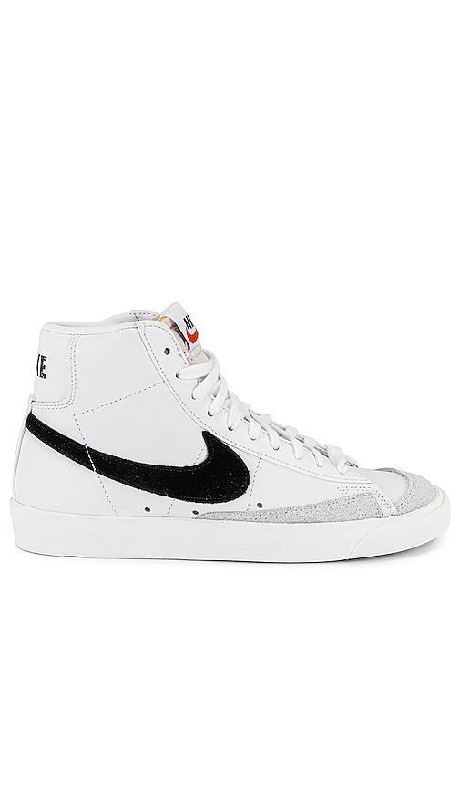 Nike Womens Blazer Mid 77 - Basketball Shoes White/Black/Sail Product Image