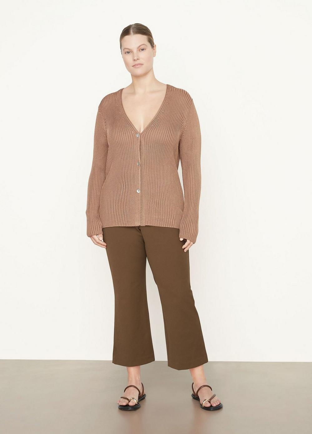 Ribbed Button Cardigan product image