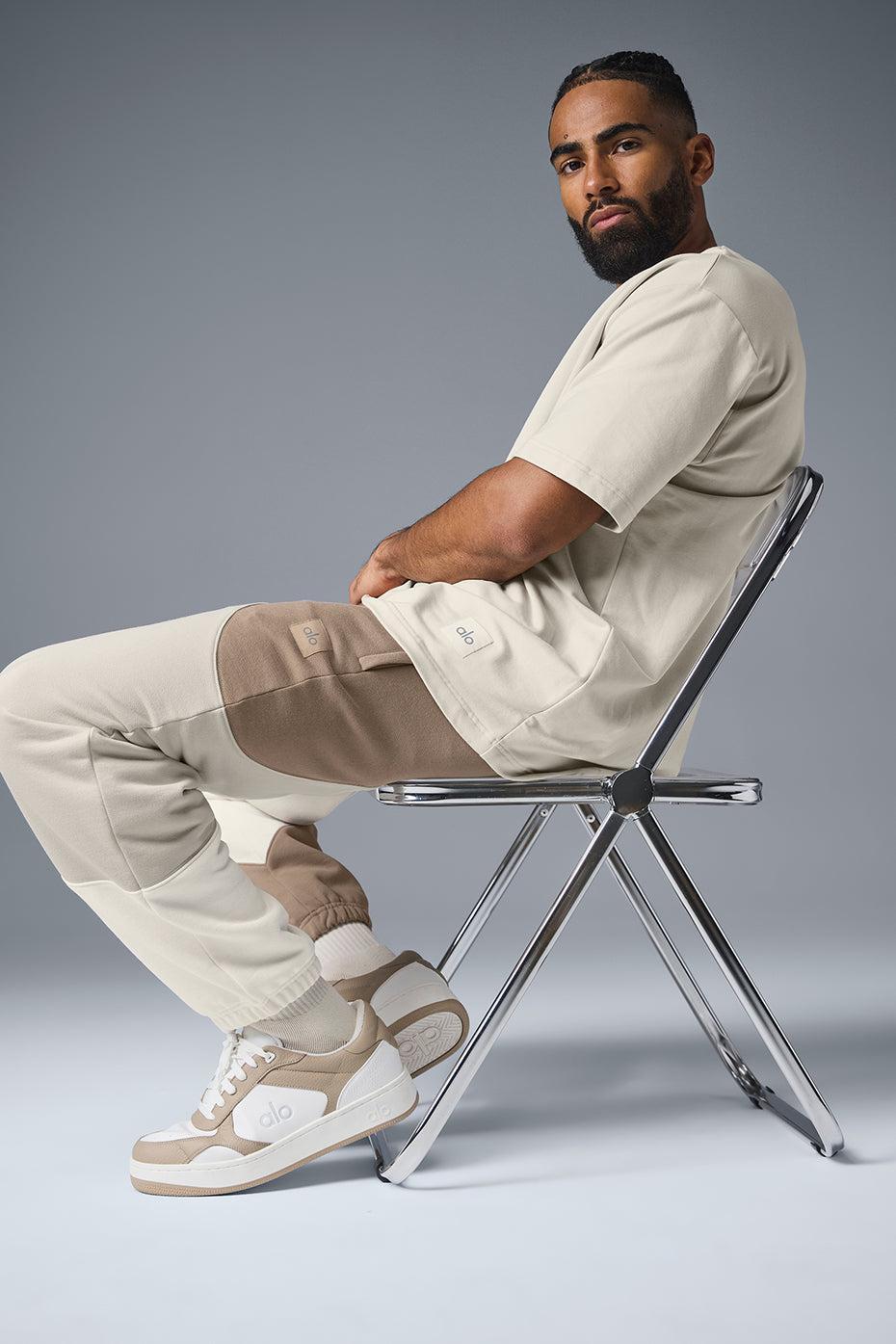 Make Waves Sweatpant - Ivory/Bone/Gravel Male Product Image