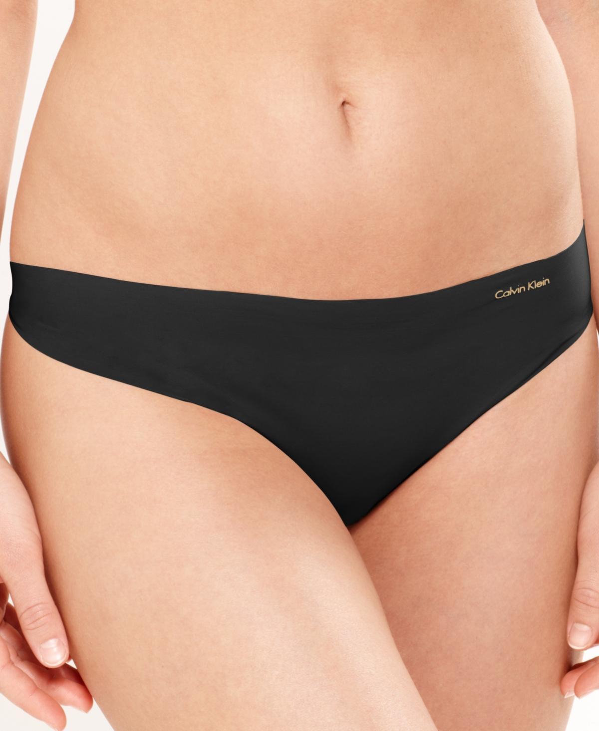 Calvin Klein Womens Invisibles Thong Underwear D3428 Product Image