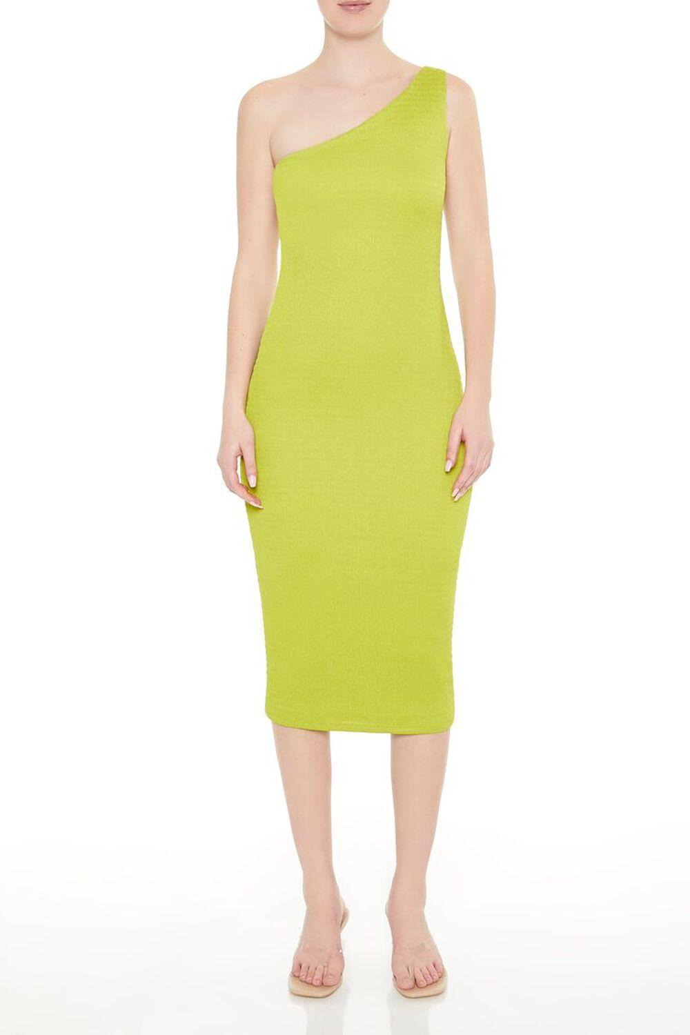 Bodycon One-Shoulder Dress | Forever 21 Product Image