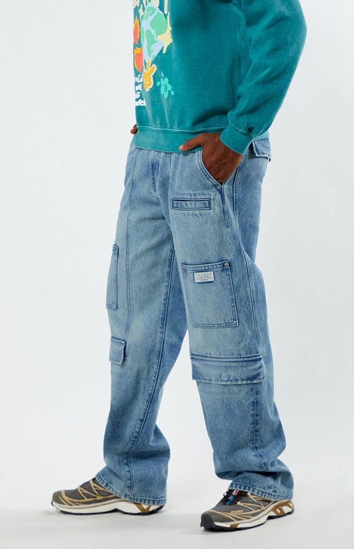 Men's Baggy Carpenter Cargo Jeans - 30W x 32L Product Image