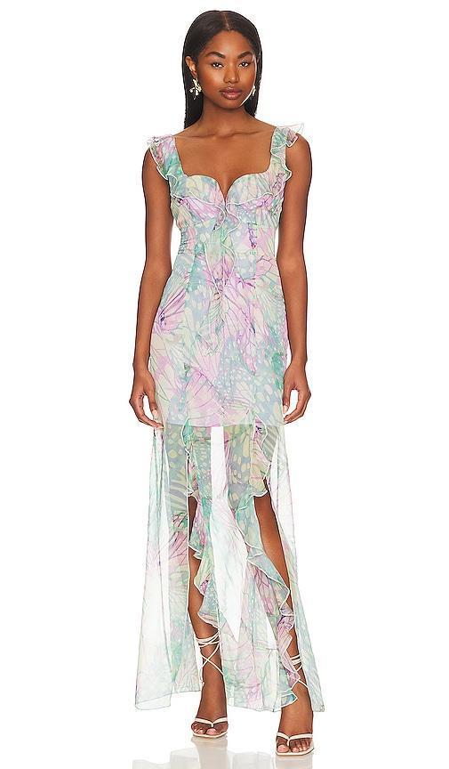 Daniella Flutter Maxi Dress Product Image