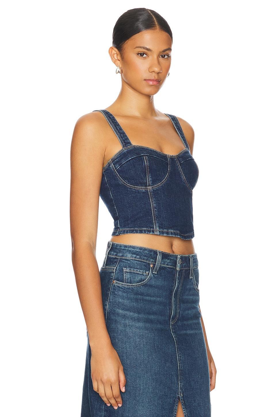 Guilia Denim Top PAIGE Product Image