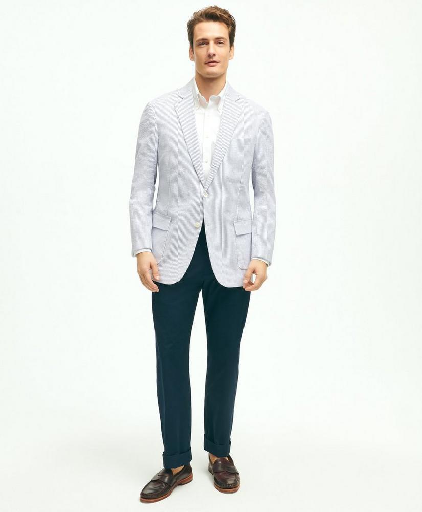 Classic Fit Stretch Cotton Seersucker Sport Coat Product Image