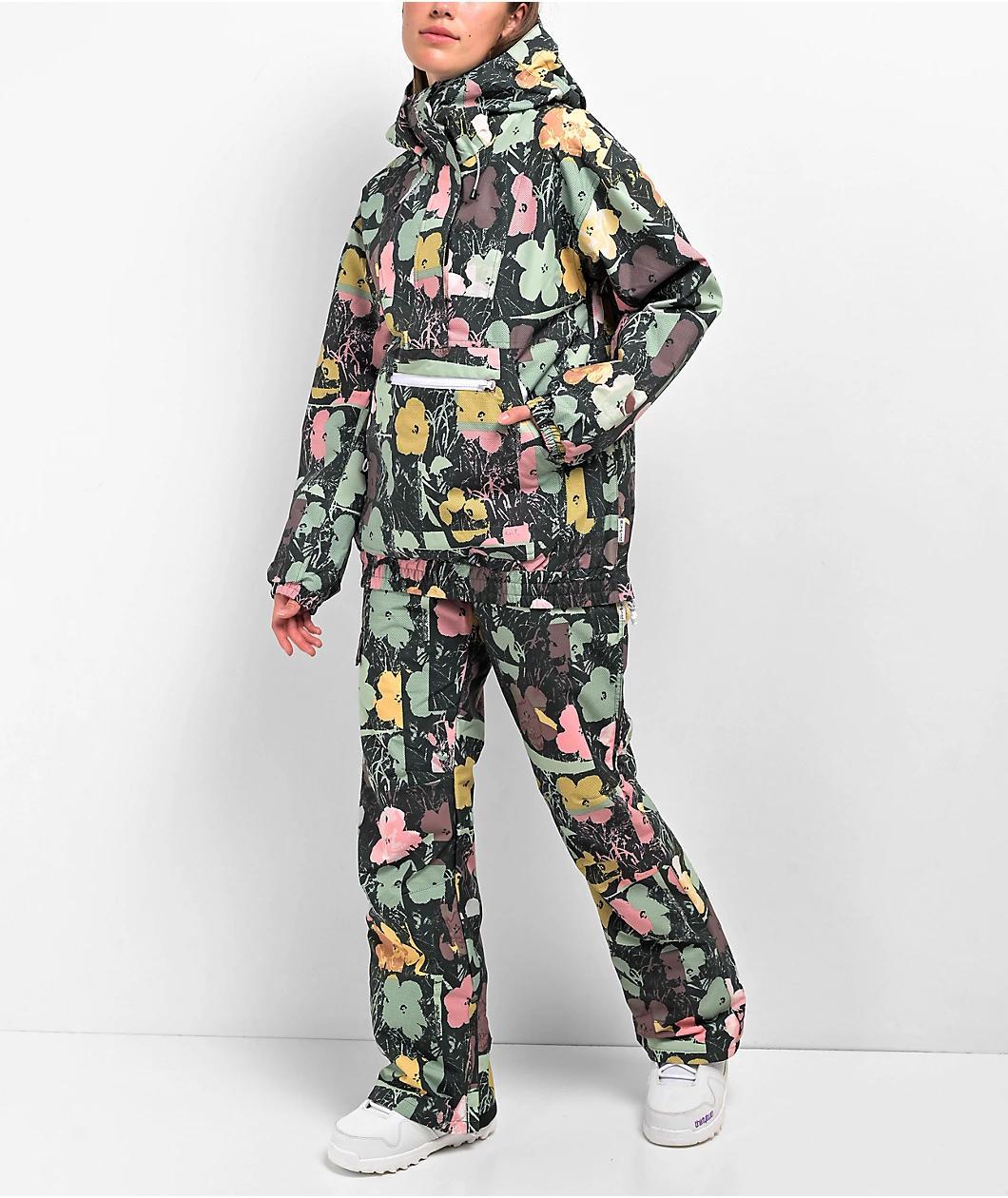 DC Valiant Floral Bib Snowboard Pants Product Image