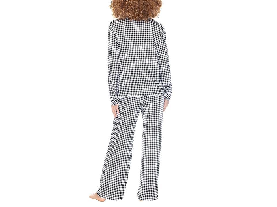 Honeydew Intimates All American PJ Set (Black/White Check) Women's Pajama Sets Product Image