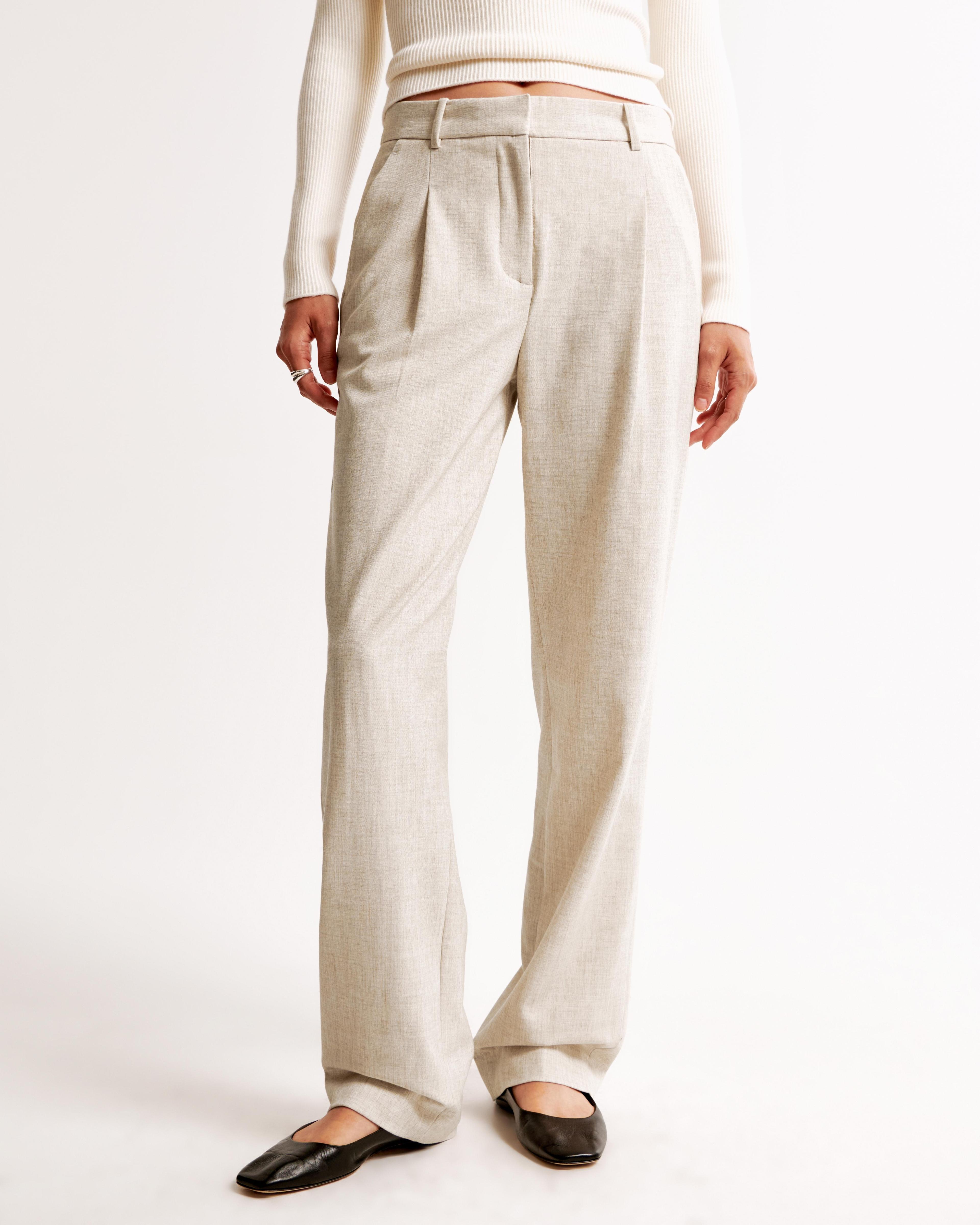 A&F Quinn Tailored Straight Pant Product Image