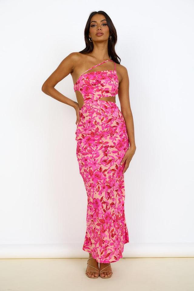 Believe Me Maxi Dress Pink Product Image