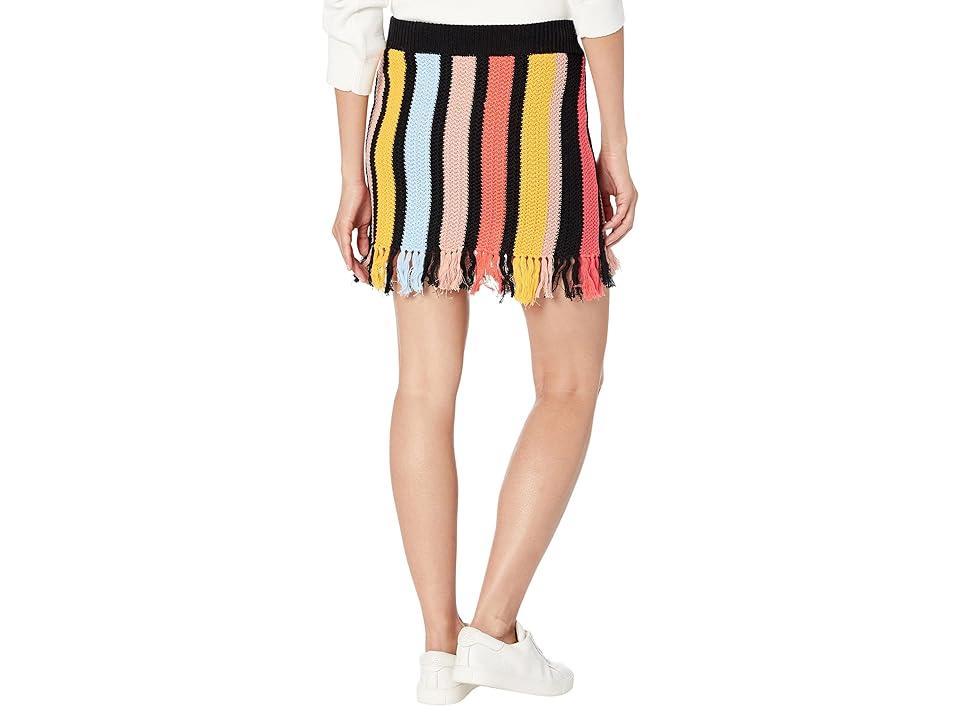 English Factory Stripe Knit Skirt (Multi) Women's Skirt Product Image