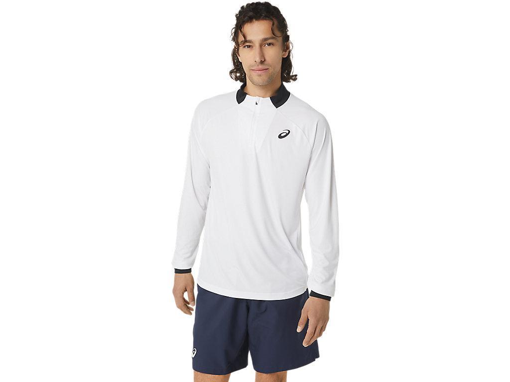 ASICS Men's Court Long Sleeve 1/2 Zip Top Product Image