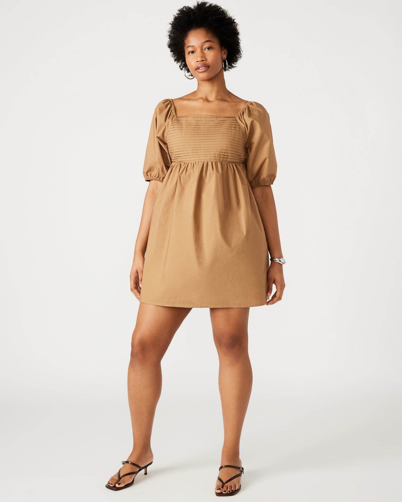 INARA DRESS BEIGE Female Product Image