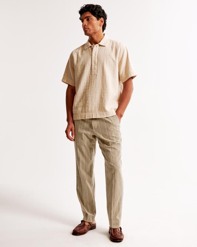 Linen-Blend Pull-On Pant Product Image