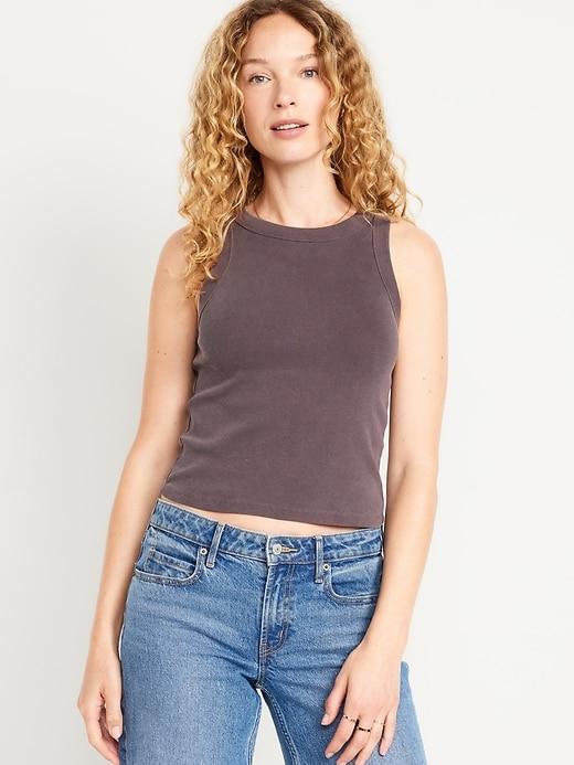 Snug Crop Tank Top Product Image