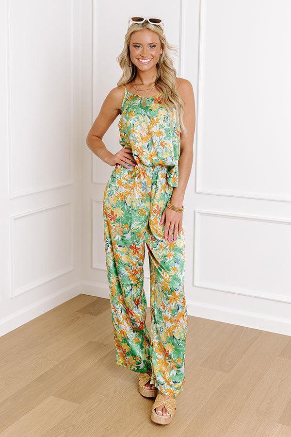 Hamptons Hideout Floral High Waist Pants Product Image