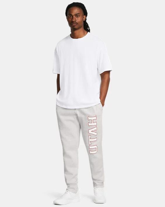 Men's UA Rival Fleece Collegiate Open Bottom Pants Product Image