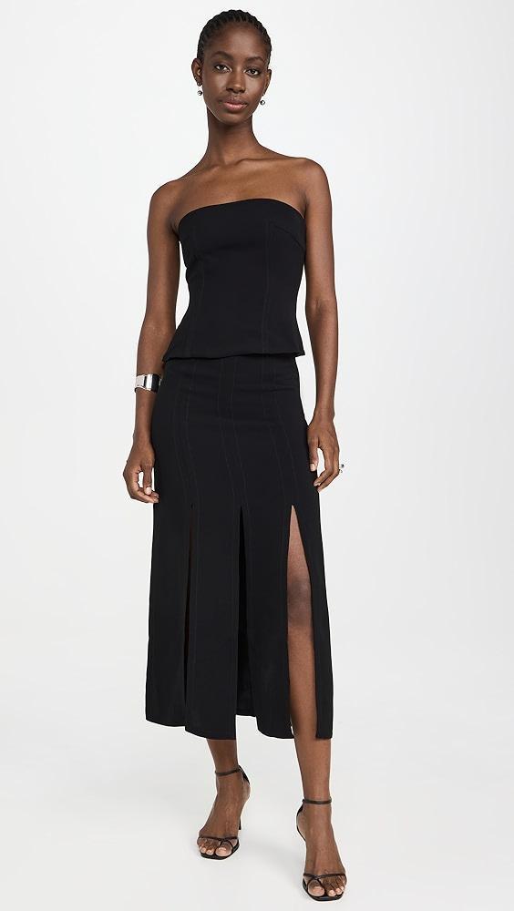 La Ligne Strapless Zip-Back Top | Shopbop Product Image