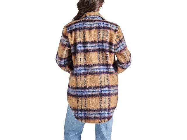 Steve Madden Eldridge Oversize Plaid Shirt Jacket Product Image