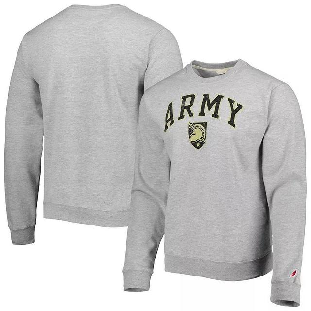 Mens League Collegiate Wear Gray Army Black Knights 1965 Arch Essential Fleece Pullover Sweatshirt Product Image