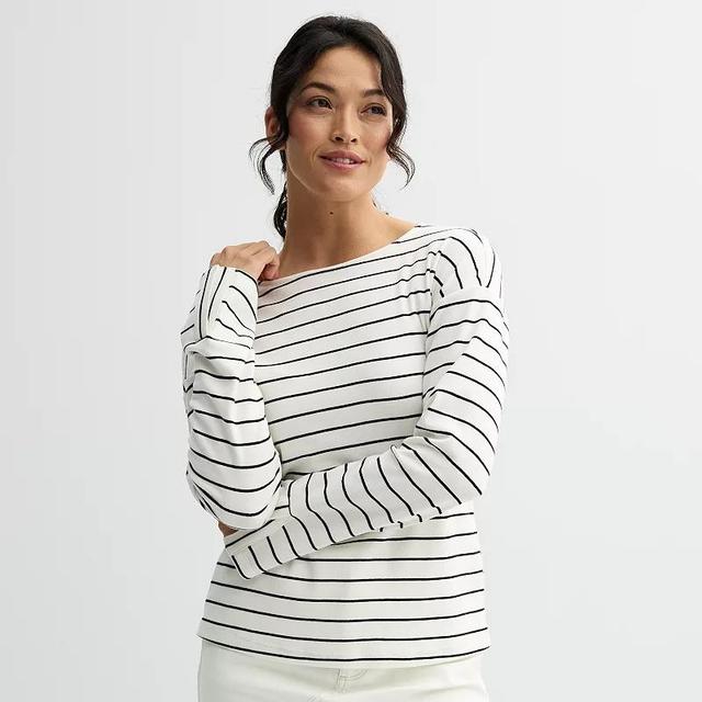 Womens Sonoma Goods For Life Boatneck Tee Product Image