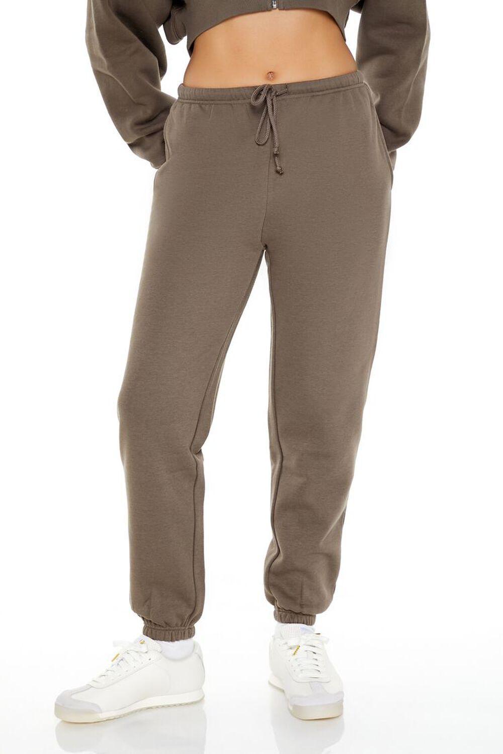 Fleece Drawstring Joggers | Forever 21 Product Image