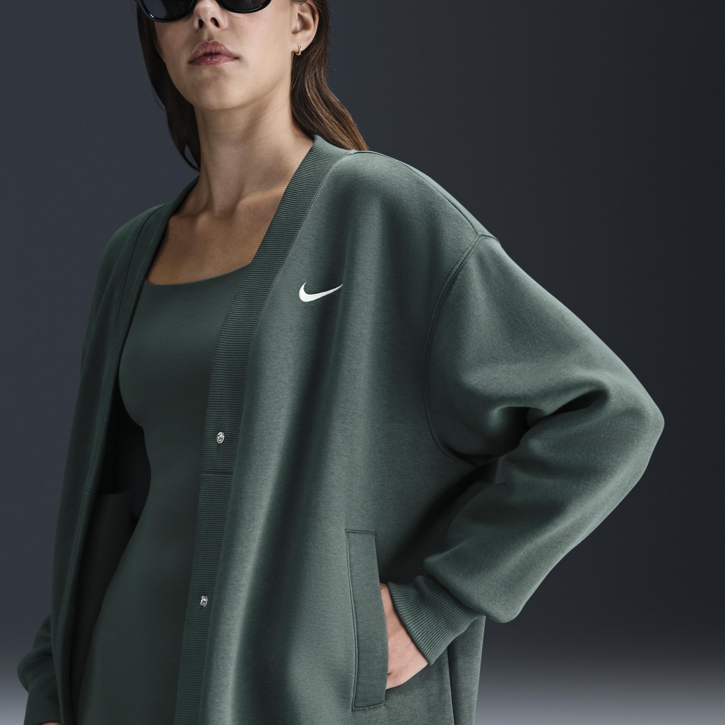 Women's Nike Sportswear Phoenix Fleece Oversized Long Cardigan Product Image