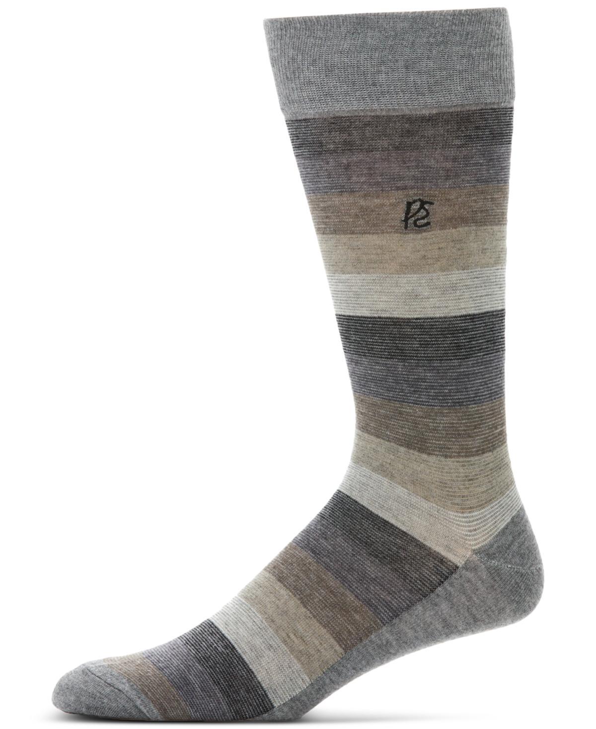 Perry Ellis Portfolio Mens Ombre Stripe Dress Socks Product Image