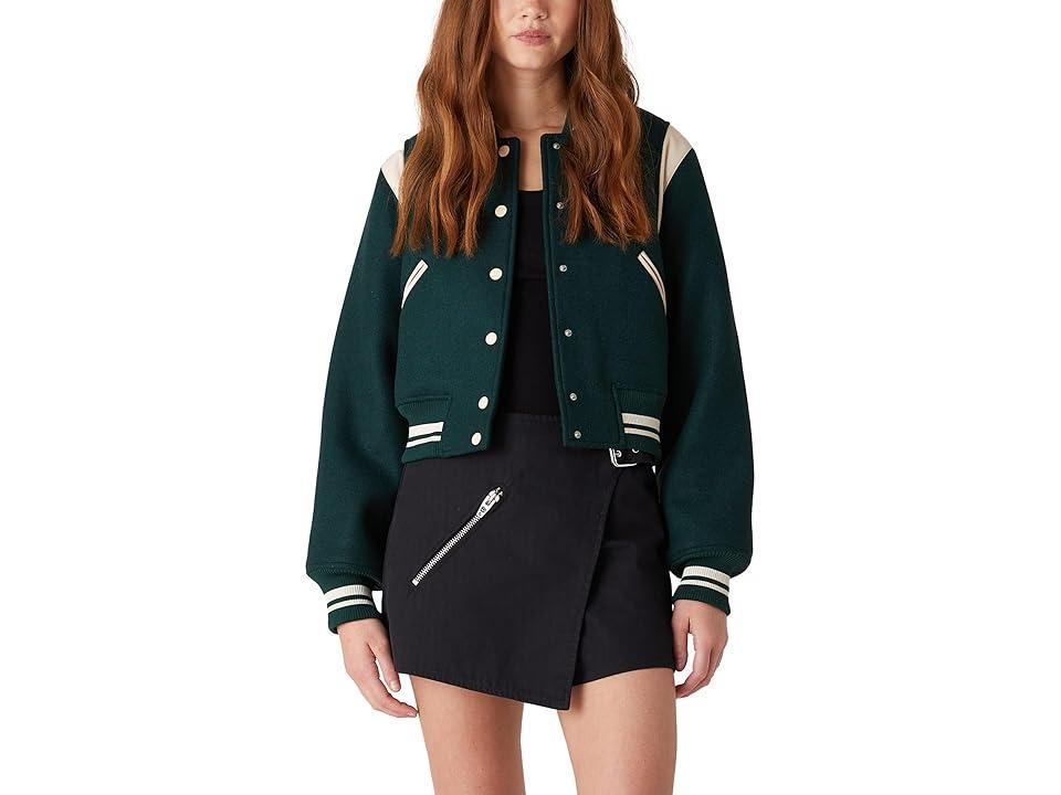 Blank NYC Woven Varsity Bomber Jacket Women's Vest Product Image