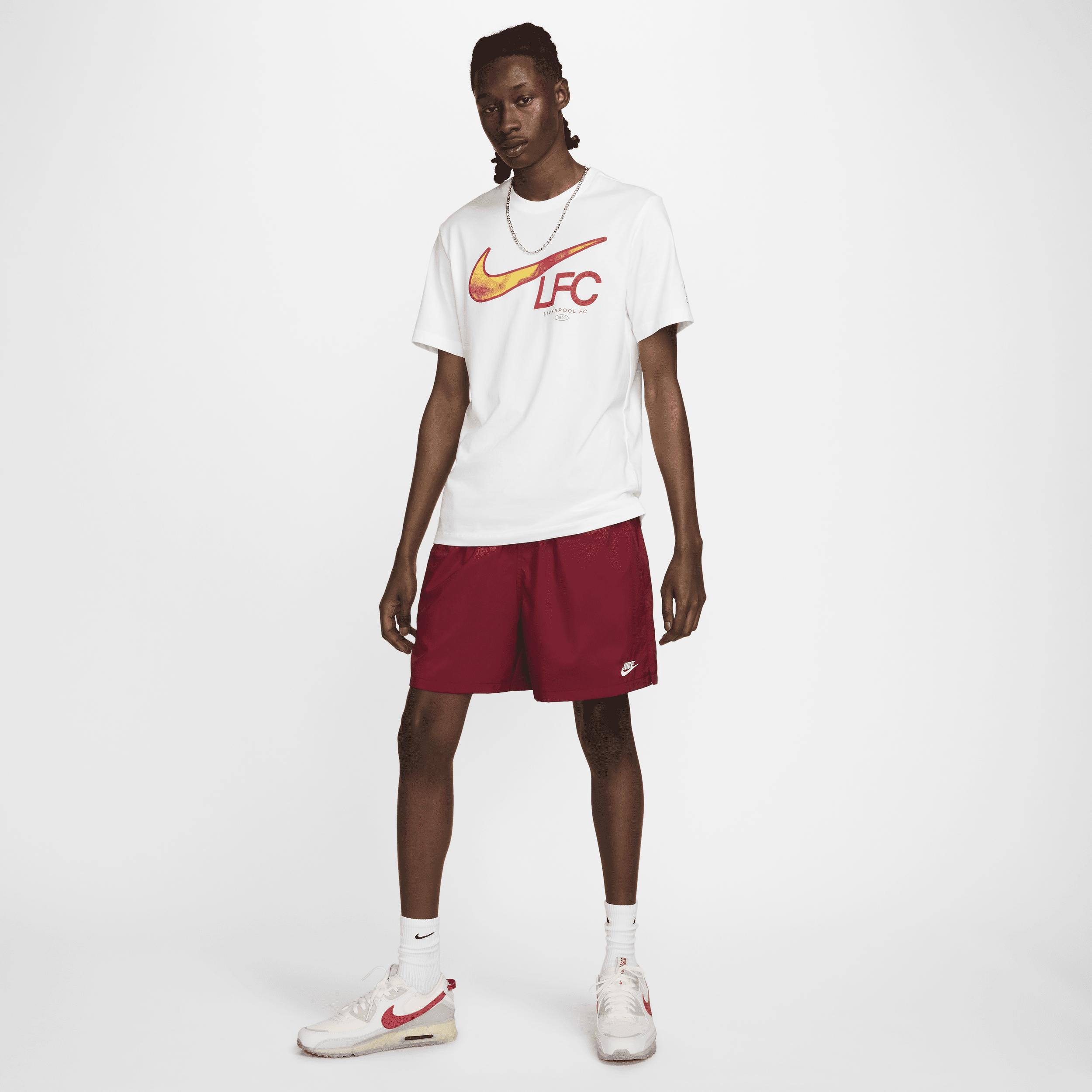 Liverpool FC Swoosh Nike Men's Soccer T-Shirt Product Image