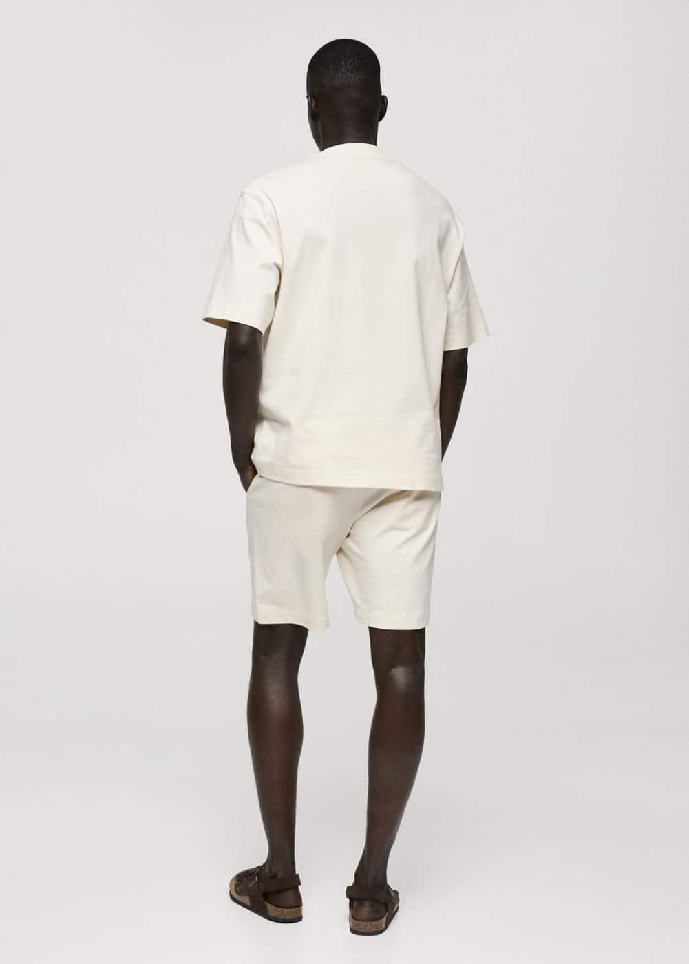 Mango Mens Drawstring Bermuda Shorts Product Image