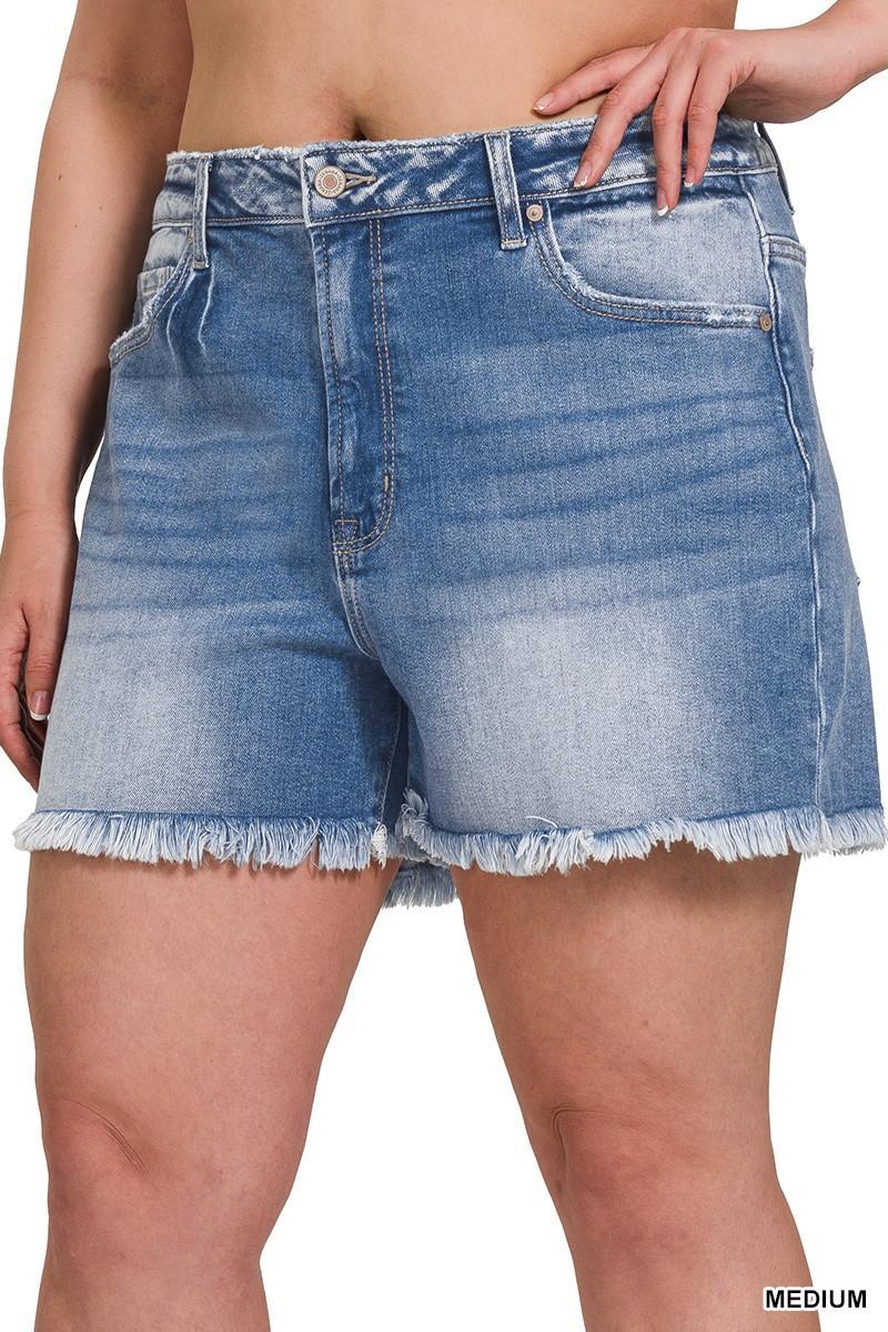 Plus Size Denim Short product image