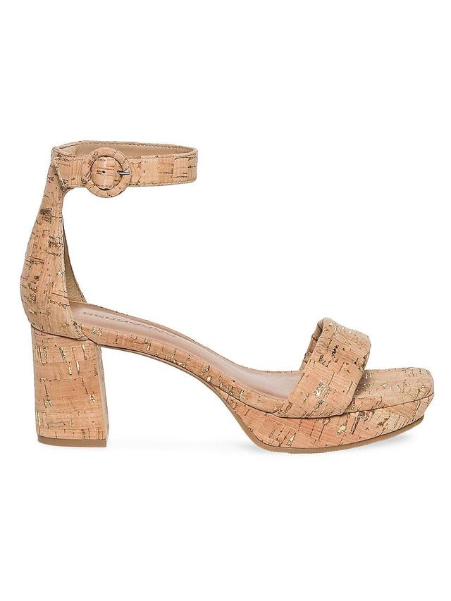 BERNARDO FOOTWEAR Carla Square Toed Ankle Strap Sandal Product Image