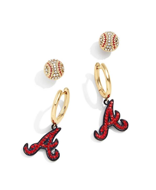 Womens Baublebar Atlanta Braves Team Earrings Set Product Image