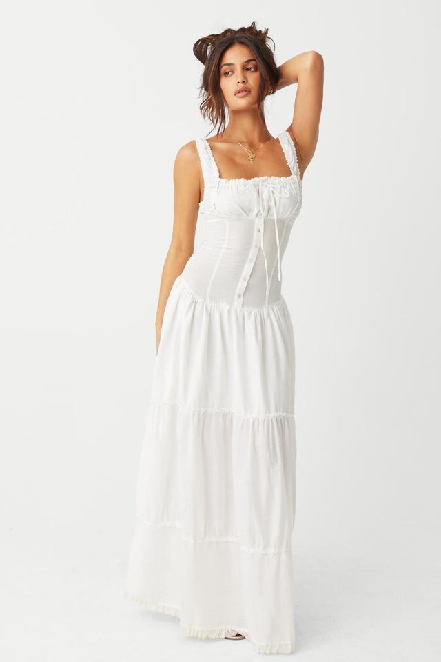 Christabelle Ruffle Maxi Dress - Sunrose Product Image