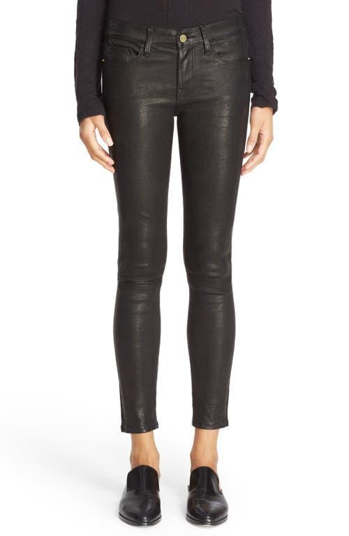 FRAME Le Skinny Lambskin Leather Pants Product Image