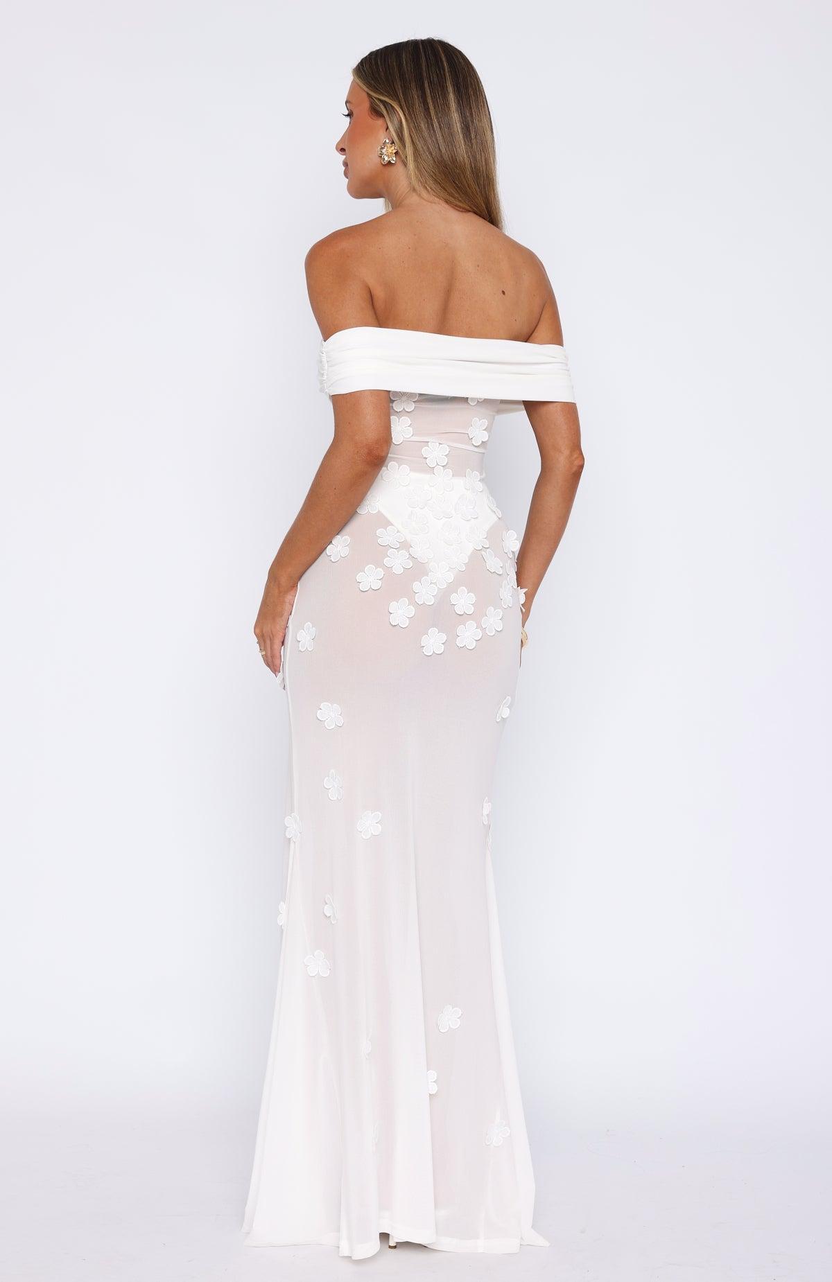 Loved The Most Maxi Dress White Product Image