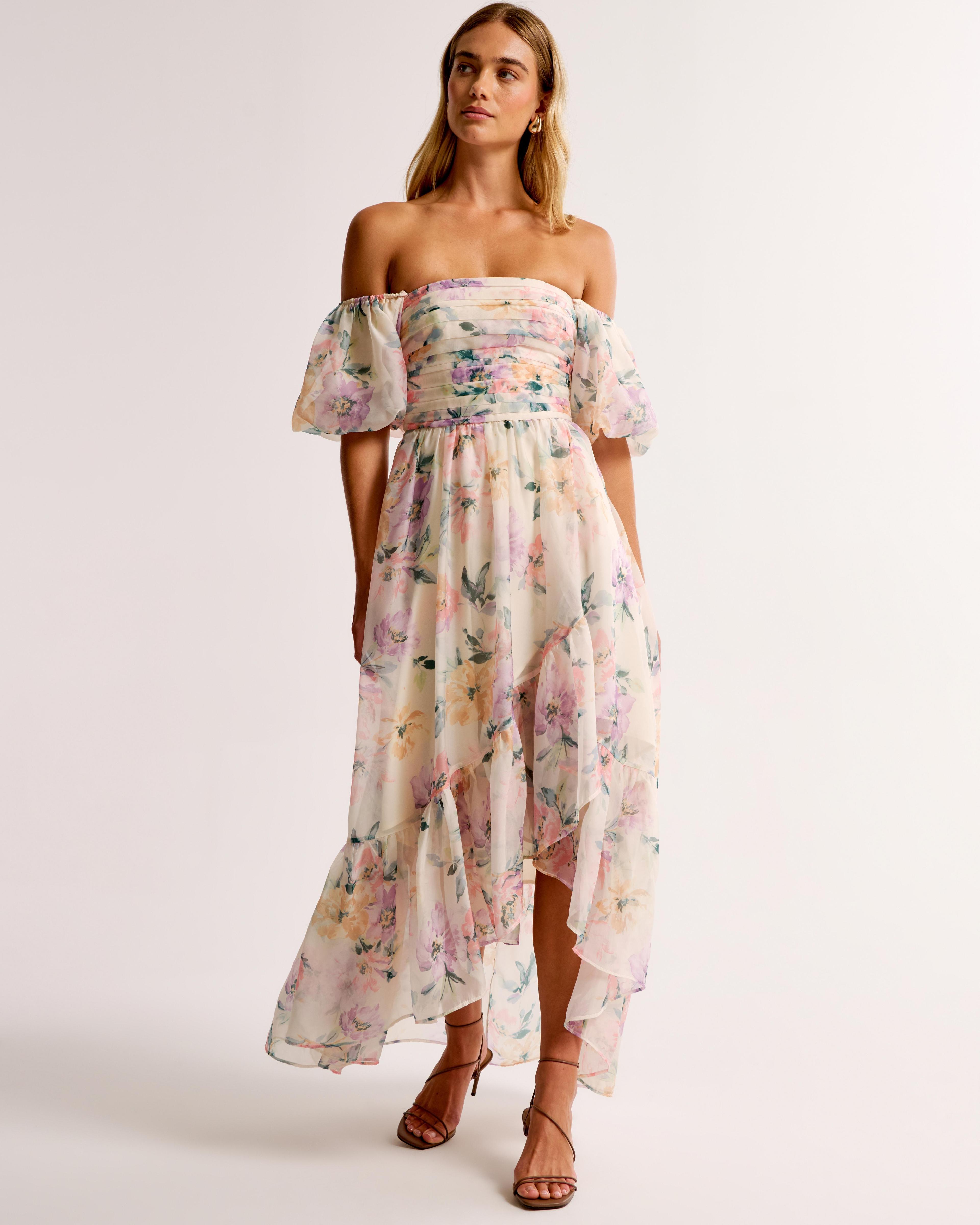 Emerson Off-The-Shoulder Drama Maxi Dress Product Image